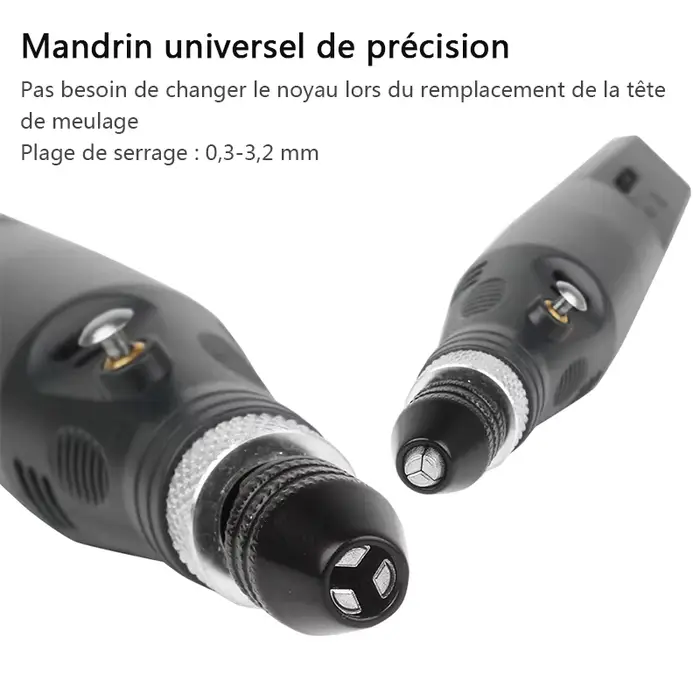 Mini ensemble d'outils rotatifs électriques avec 21/275/361 pièces