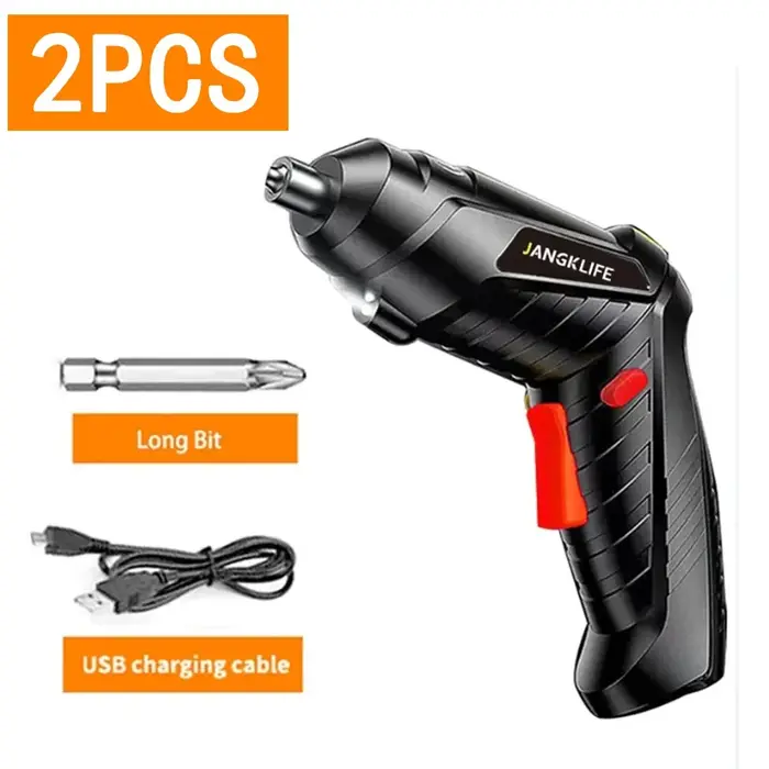JANGKLIFE tournevis électrique batterie tournevis sans fil Rechargeable puissant Impact tournevis sans fil perceuse