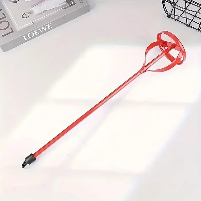 1 pièce Accessoire de mélangeur de peinture pour plâtre à tige hexagonale, Paddle d'agitation pour p