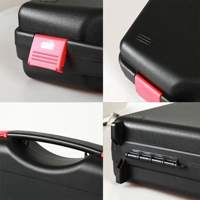 Valise à Outils Professionnelle en Plastique Portable avec Éponge