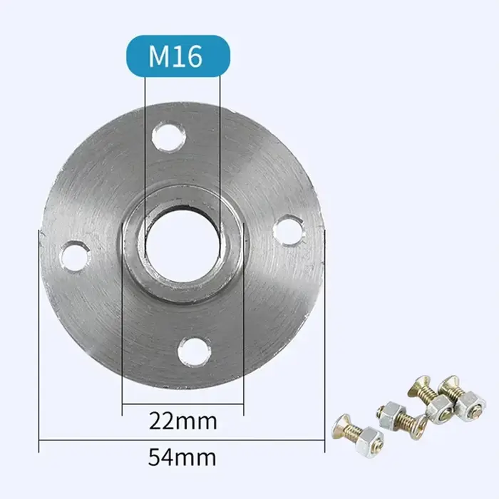 1pcs glutte M10 M16 Pour Connexion Scie-Lame Disque De Coupe Avec Meuleuse D'angle M10-20mm-22mm-25.4mm M16-22mm