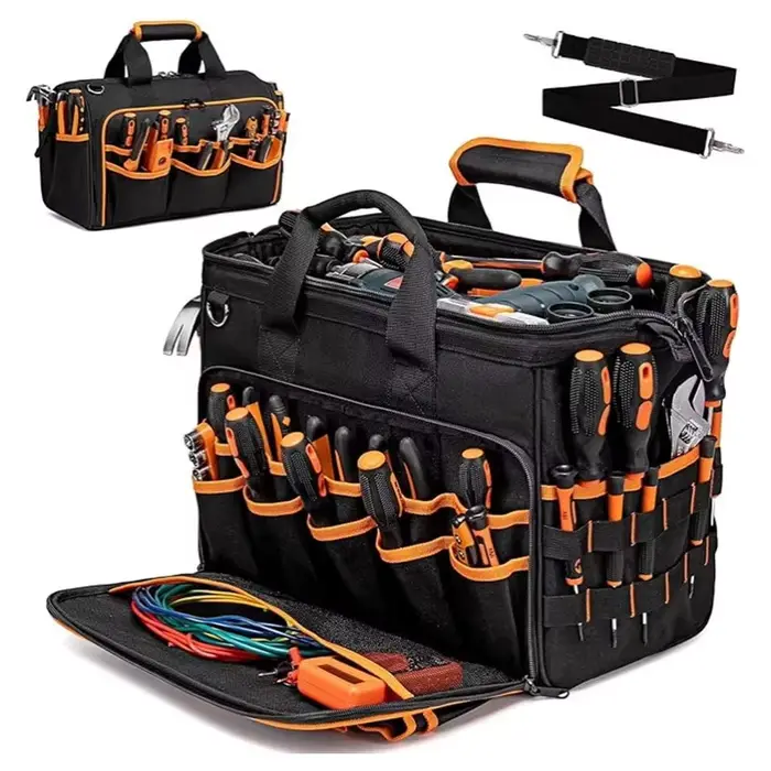 Sac à outils DGEV, organisateur de sac à outils, sac à outils pour électricien, sac à outils, porte-
