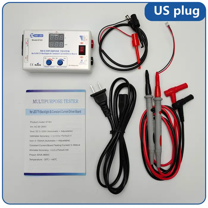 YEKMLCO KT4H 0-330V testeur de rétro-éclairage TV LED ajustement intelligent réglage manuel de la tension réparation