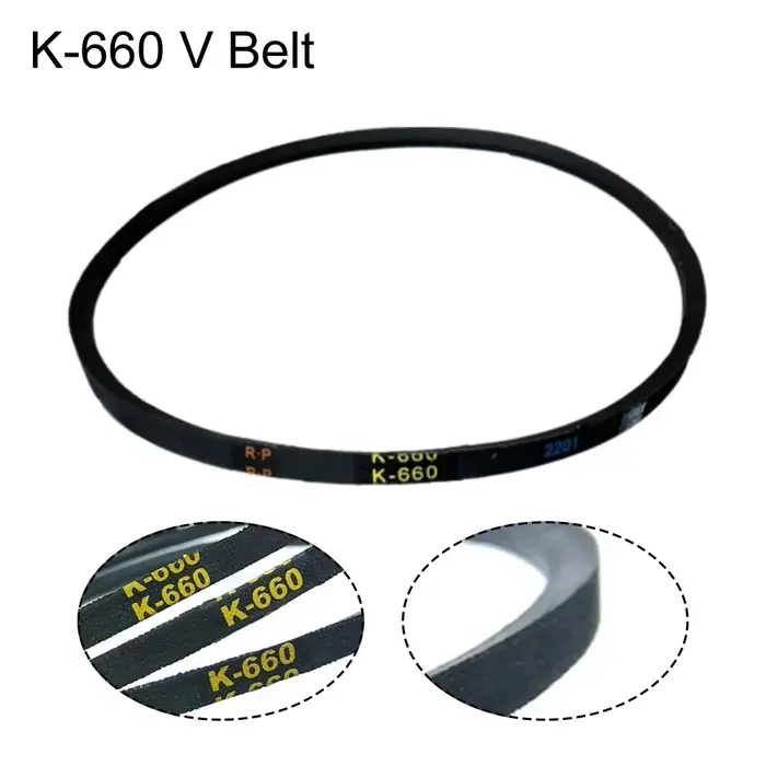 1pc K-660 perceuse presse en caoutchouc courroie en V