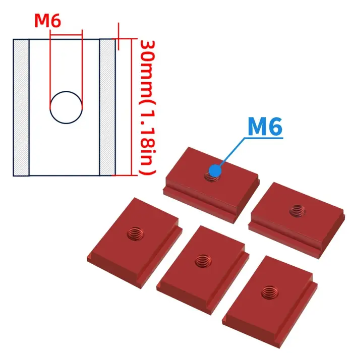 Gabarit de piste d'onglet en aluminium T30 de 50cm et curseur en T, goulotte de guidage de jauge d'onglet pour établi/outil de Table de routeur de scie