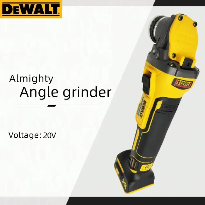 Meuleuse d'angle sans fil DEWALT DCG409 sans balais 20V : machine portable rechargeable de 125 mm pour la découpe