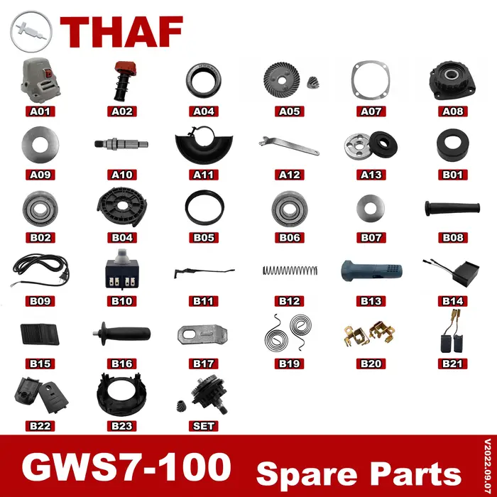 Flasque De Palier Remplacement Pièces de rechange pour BOSCH Meuleuse Angulaire GWS7-100 GWS7-115 GWS7-125 A08