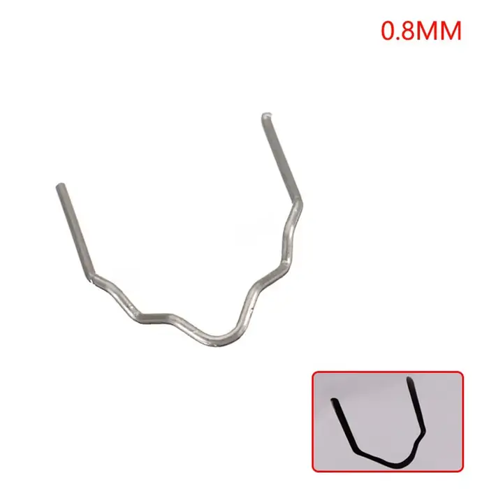 100pc pistolet à ongles de soudage agrafeuse à chaud agrafes 0.8/0.6mm pour soudeur en plastique Mac