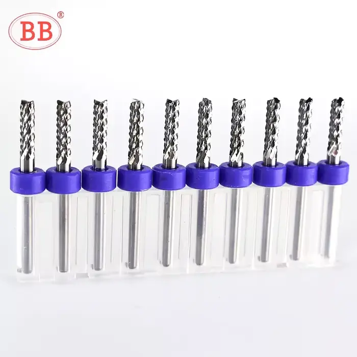 BB – fraise en bout de maïs en carbure de tungstène, Machine de gravure CNC PRO Bit 3.175 4 6mm pour