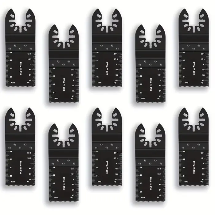Paquet de 10/100 lames de scie oscillantes universelles pour bois, lames multi-outils oscillantes la