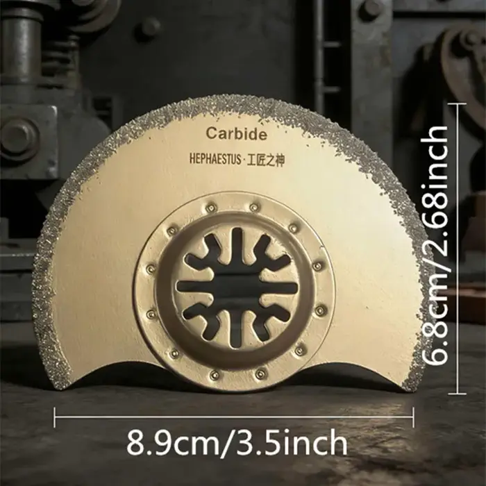 Outil oscillant multi-lames pour l'élimination de la boue de ciment