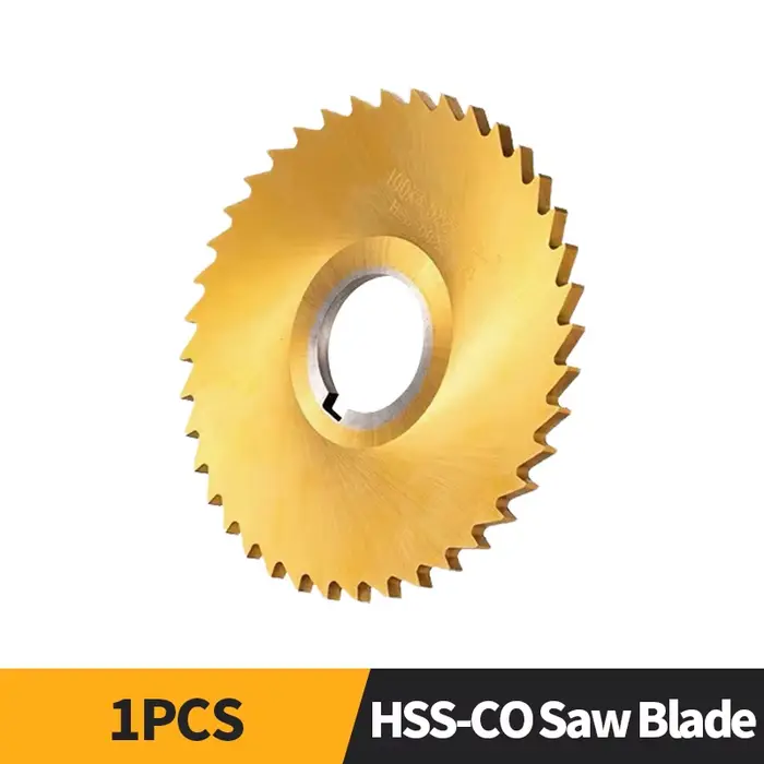 Lame de scie circulaire HSS Co TiN pour usinage CNC, outil de découpe pour acier, diamètre 40-110mm,