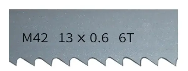 Lame de scie à ruban bimétallique M42 1/2'' 13mm x 1425 1570 1790 2240 avec 6 14Tpi pour la coupe du bois dur et du