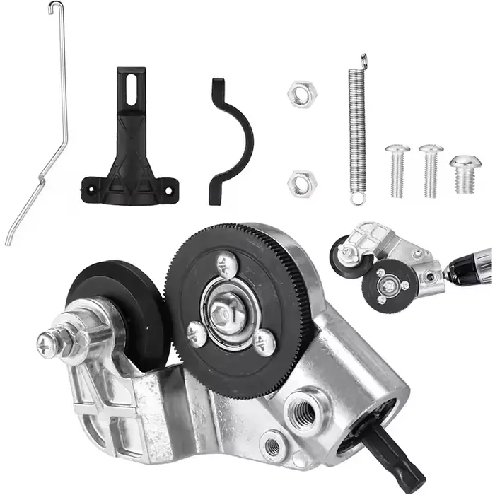 Adaptateur de découpe de tôle en acier titane pour perceuse électrique, outil de poinçonnage, kit de