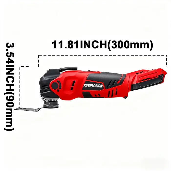 Pour Milwaukee M18 batterie 5 vitesses oscillant sans brosse multi-outils scie électrique sans fil pelle outil
