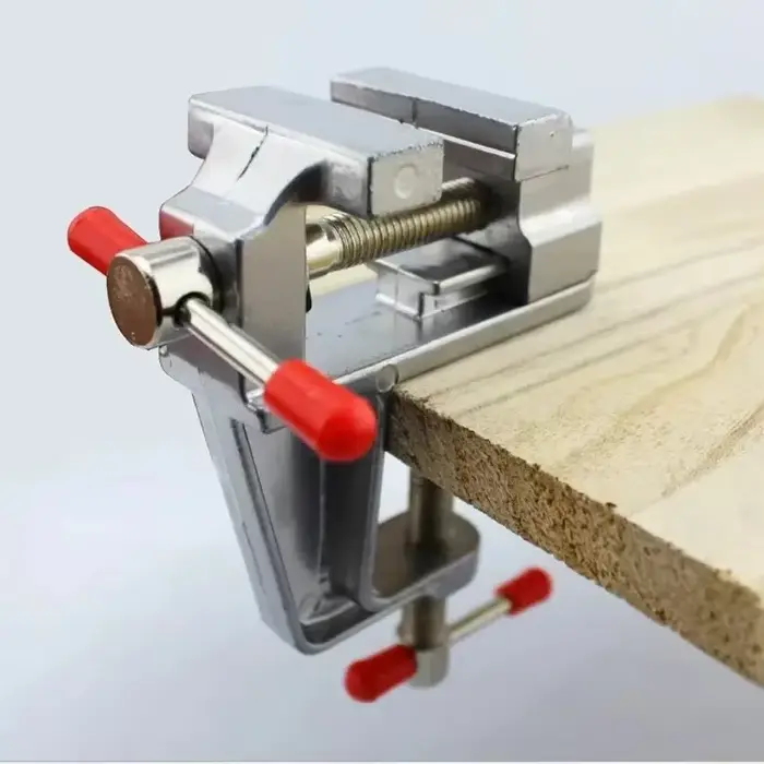 Mini étau de table multifonctionnel en aluminium de 3,5 po – Étau de table à fixation par serrage po