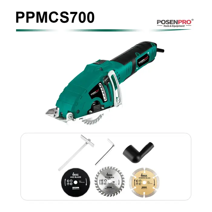Mini scie circulaire électrique 600W