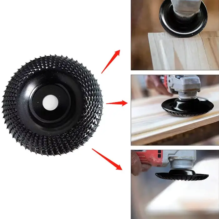 Disque de roue de meuleuse 4 pouces, roue de façonnage du bois, disque de façonnage du bois pour meu