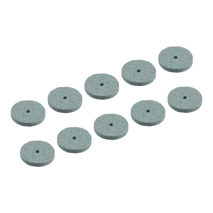 Lot de 20 tampons abrasifs de polissage de 20 mm pour mini perceuse meuleuse avec tige de 2