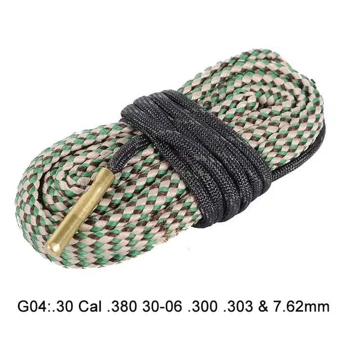 Kit de nettoyage de canon de fusil de chasse avec corde