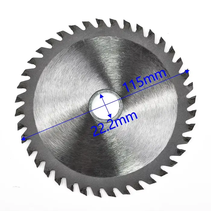 Lame de Scie Circulaire en Alliage, 4.5 Pouces, 115mm, 40 Dents pour Meuleuse d'Angle, Coupe du Bois
