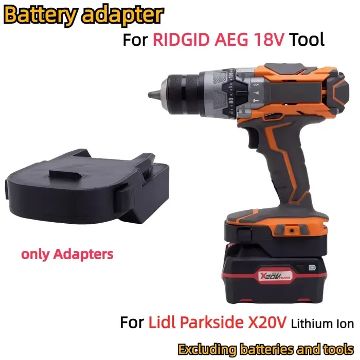 Pour Lidl Parkside X20V Lithium Ion pour RIDGID AEG 18V outils de forage sans fil accessoire adaptat