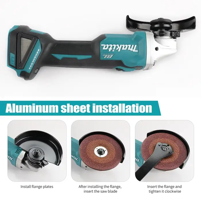 Nouvelle meuleuse d'angle électrique sans fil Makita DGA404 18V 125mm