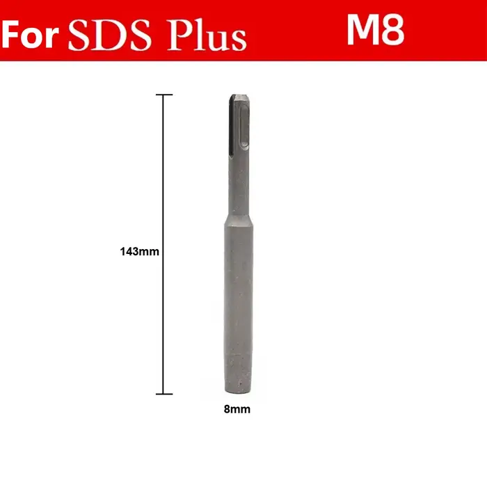 Outils de tournevis de tige de terre pour foret en acier forgé SDS-Plus pour perceuse à percussion M