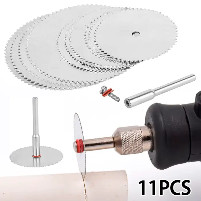 Jeu de Mini lames de scie circulaire, disque de coupe professionnel pour le travail du bois avec 1 p