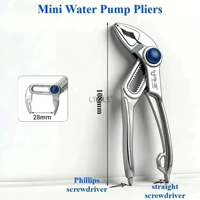 Pince multifonctionnelle pour mini-pompe à eau
