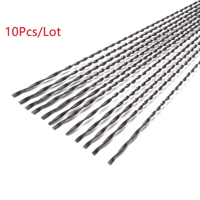 10 pièces 130 mm 2 # /3 # /7 # /8 #   Lames de scie à chantourner dents en spirale lames de scie à b