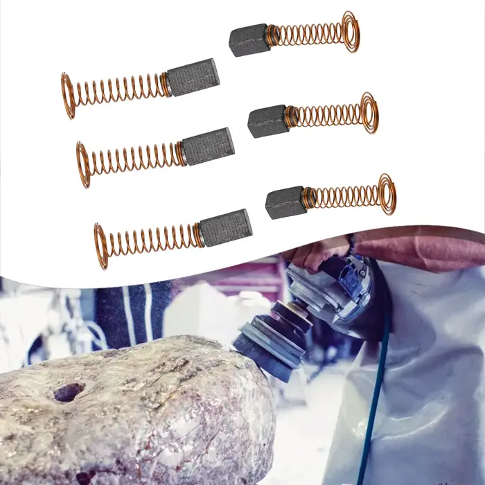 Brosse à charbons avec ressort pour perceuse