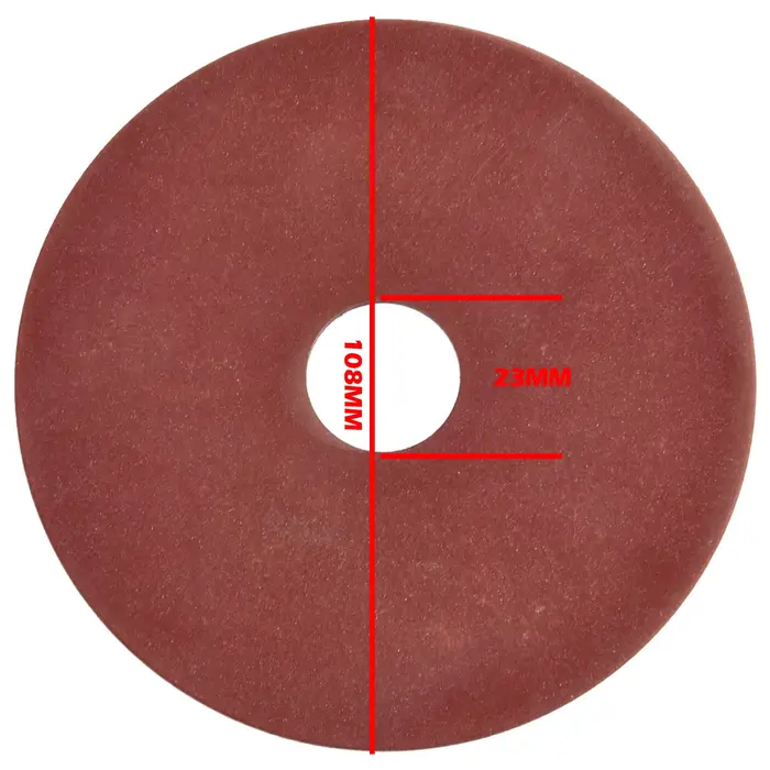 Disques de meulage pour affûteuse de tronçonneuse, 108X3.2X23mm, polissage de chaîne, accessoires po