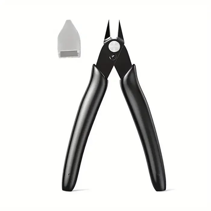 Coupe-fil de précision de 5 pouces et coupe-attache zippée-parfait pour la fabrication de bijoux, l'