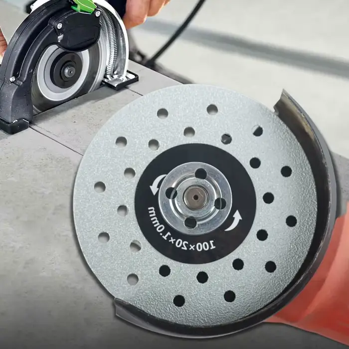 Disque de coupe diamanté poreux élargi de 4 pouces/100 mm pour dalles de pierre, disque à tronçonner