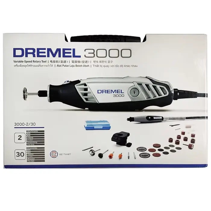 Dremel-Mini meuleuse électrique 3000 avec kit d'accessoires professionnels