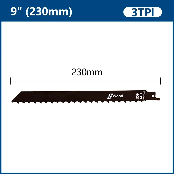 XUCHUAN Lame de Scie Sauteuse 9 "230mm 3TPI Bois Élagage