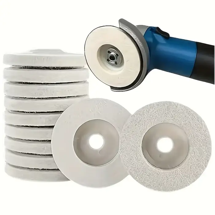 Disques de polissage miroir-meuleuse d'angle meulage acier inoxydable meubles de travail du bois verre