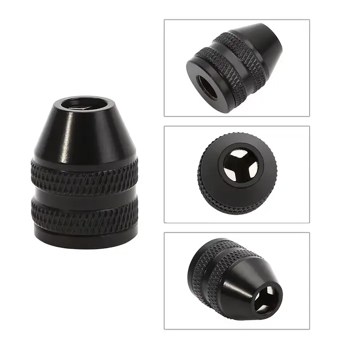 Adaptateur de pilote d'impact de tournevis de mandrin de perceuse sans clé 1/4 ''adaptateur de conve