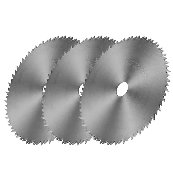 SI FANG 3 pièces 3 pouces 75mm Mini lame de scie circulaire 72 dents bois plastique métal disque de coupe rotatif pièce unique pour les projets de bricolage