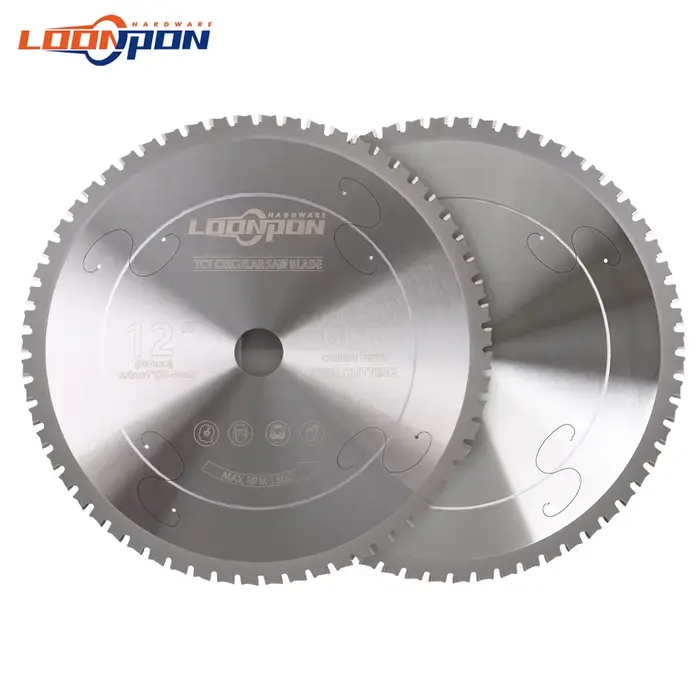 Disque de coupe en métal 12 pouces 60T lame de scie circulaire en carbure pour fer acier lames