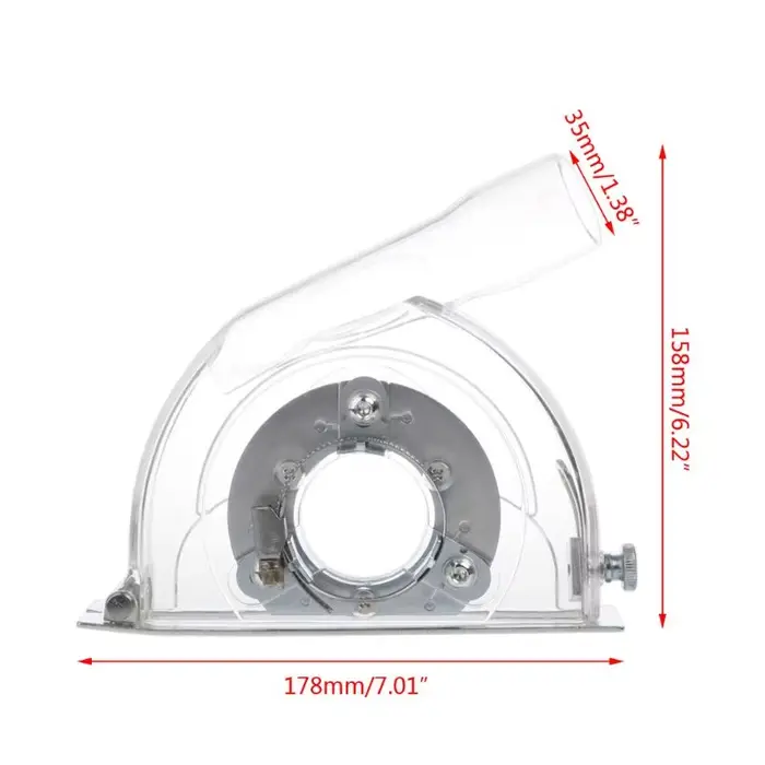 Couvercle meulage transparent pour meuleuse d lames scie 3 "/4"/5