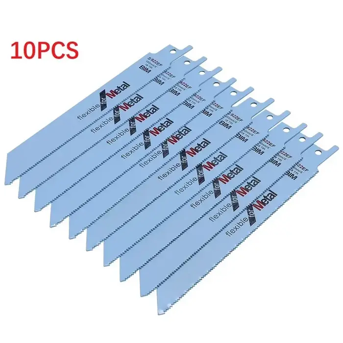 10 pièces 150mm lames de scie alternative en métal BIM gabarit sabre lames de scie outils de coupe e