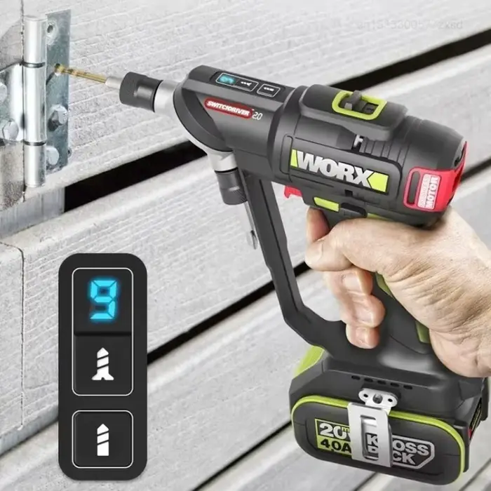 WORX WU177 clé à moteur électrique sans brosse à couple élevé tournevis à percussion sans fil perceuse