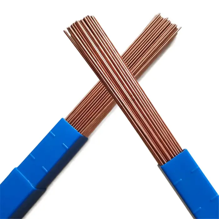 5/10/20 pièces 500mm tige de soudage en laiton phosphore cuivre électrode fil de soudage tige à soud