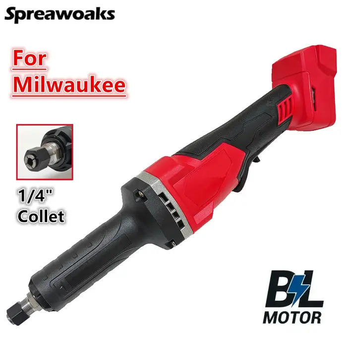 Pour Milwaukee 18V batterie sans brosse meuleuse électrique gravure outil de polissage 6mm sans fil rectifieuse