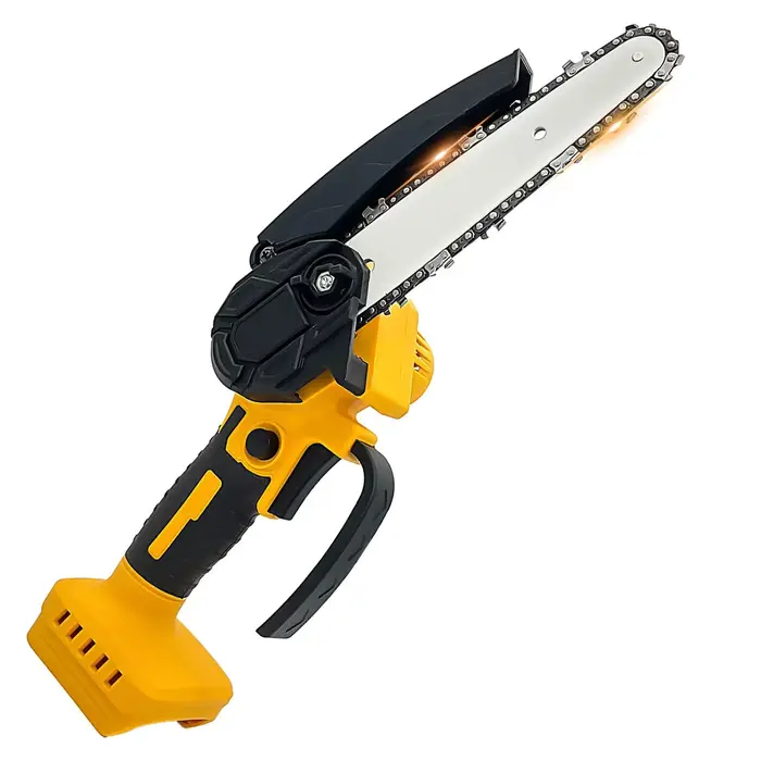Pour DeWALT 18V 20V batterie 6 pouces scie à chaîne électrique sans fil Mini tronçonneuse Portable travail du bois jardin bûche outils électriques