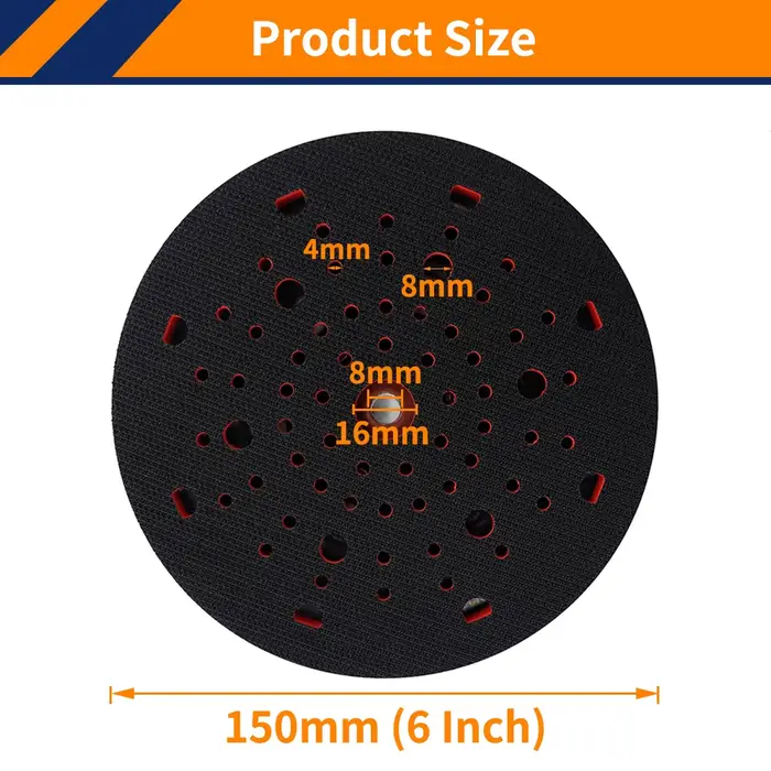 Tampon de ponçage de 6 pouces pour BOSCH RSM6045