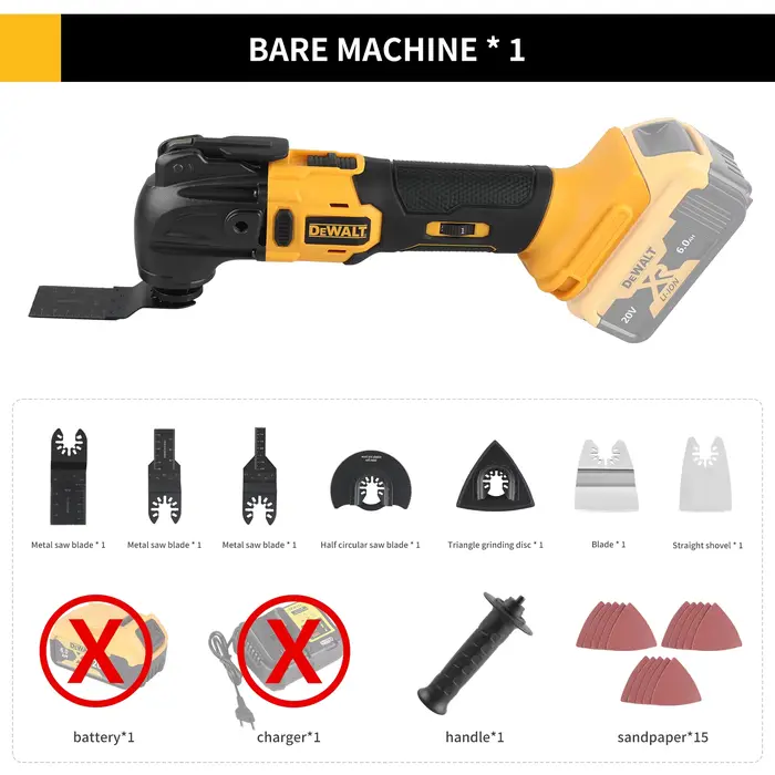 Outil multifonction sans balais DEWALT