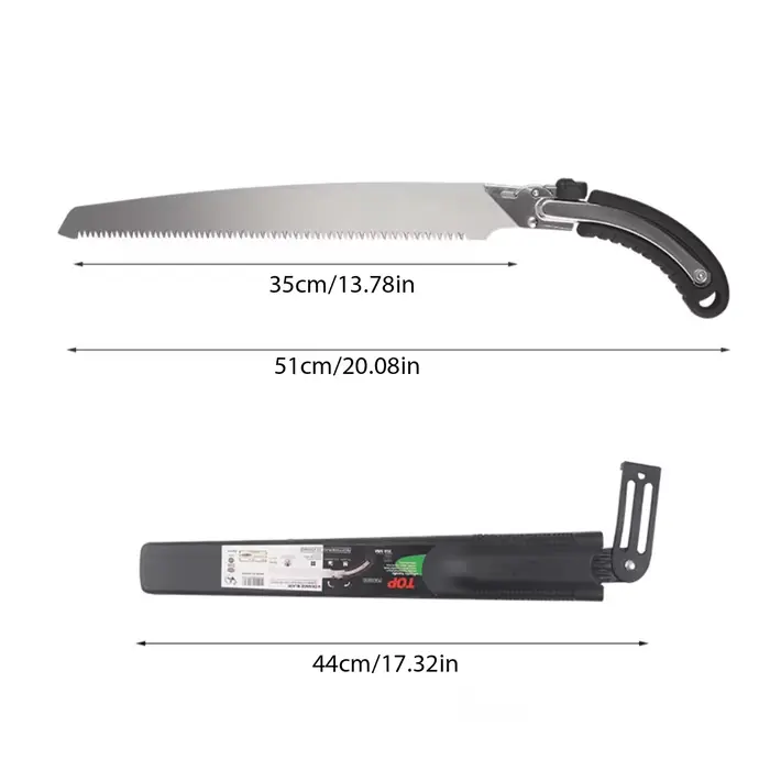 Scie à élaguer pliable robuste